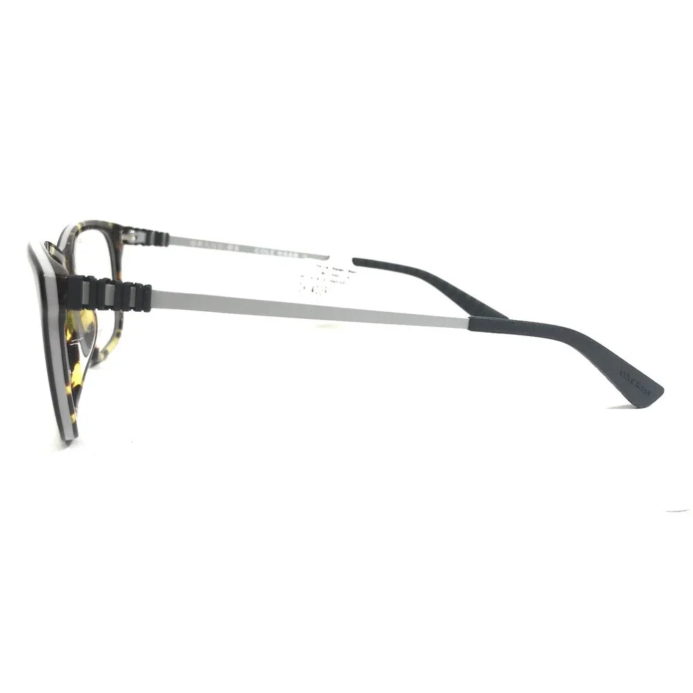 Cole Haan Eyeglasses Frames CH4039 001 BLACK Gray Tortoise Square 56-17-145